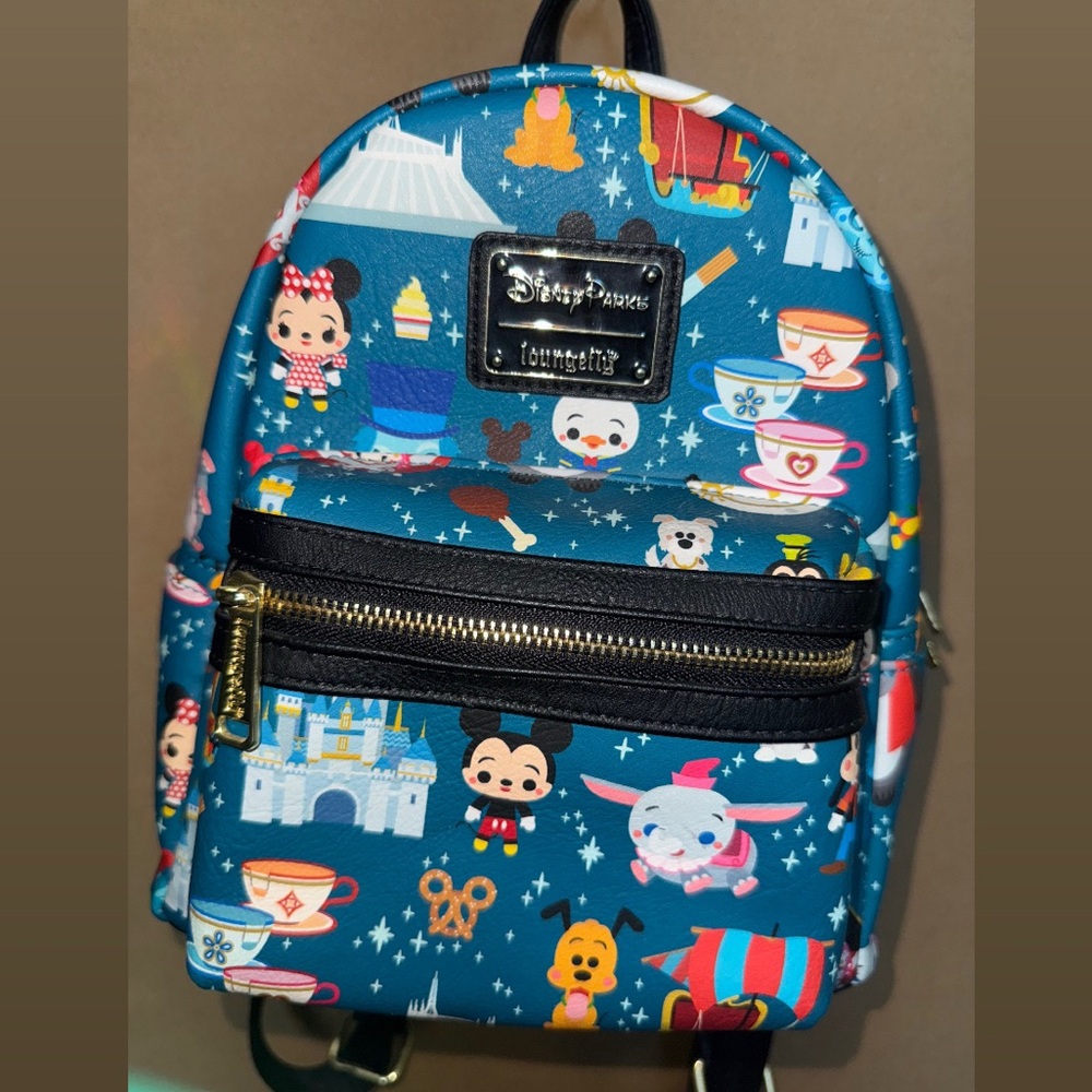 NWOT Disney Loungefly WDW Parks Icons Backpack